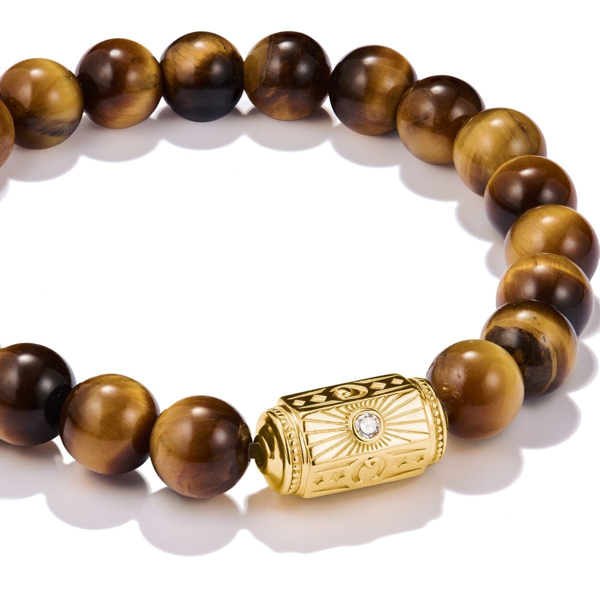 Thomas Sabo Bead Bracelet with Tiger’s Eye TA2212TIY-17