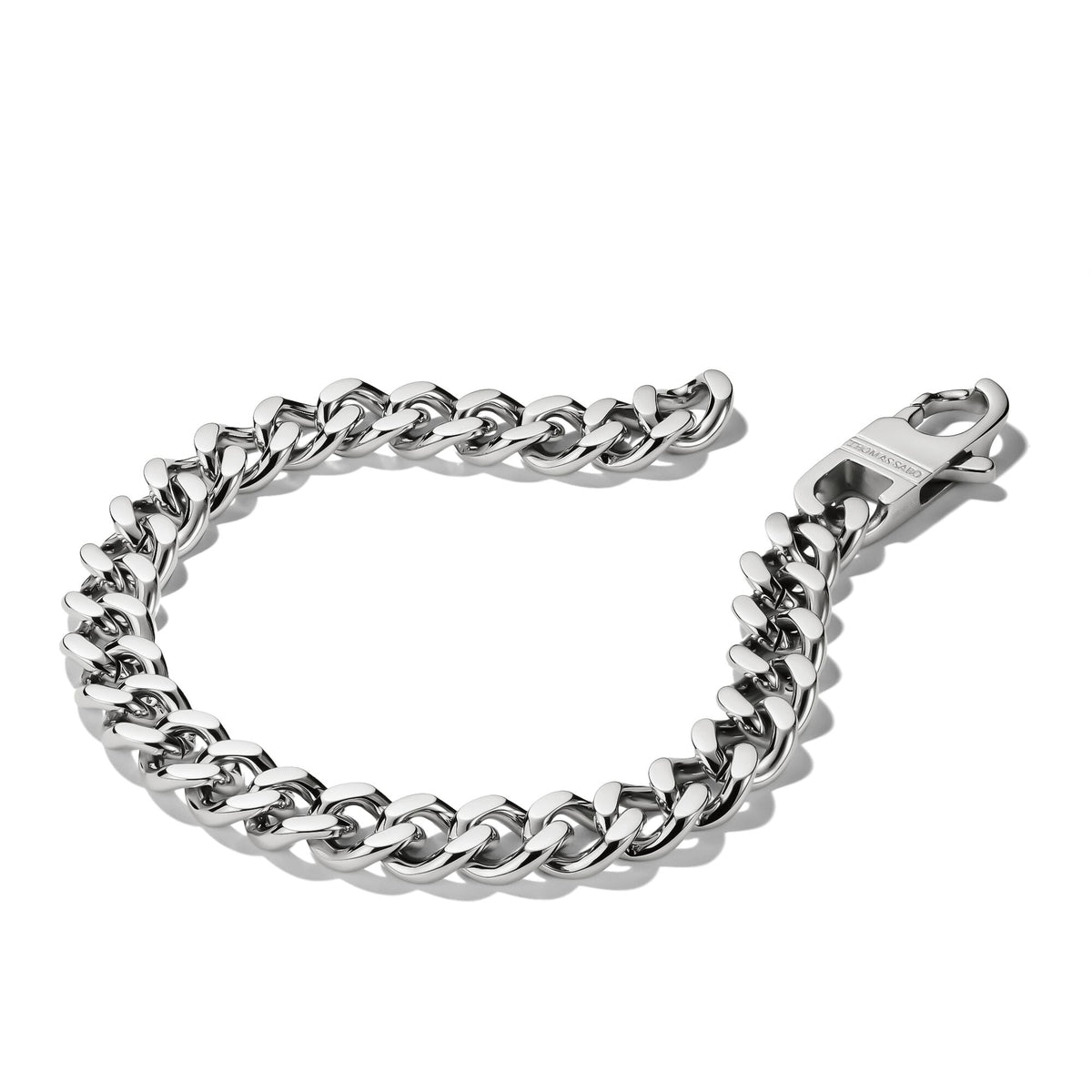 Thomas Sabo Stainless Steel Curb Chain Bracelet 9mm TA2252S-18 view 2