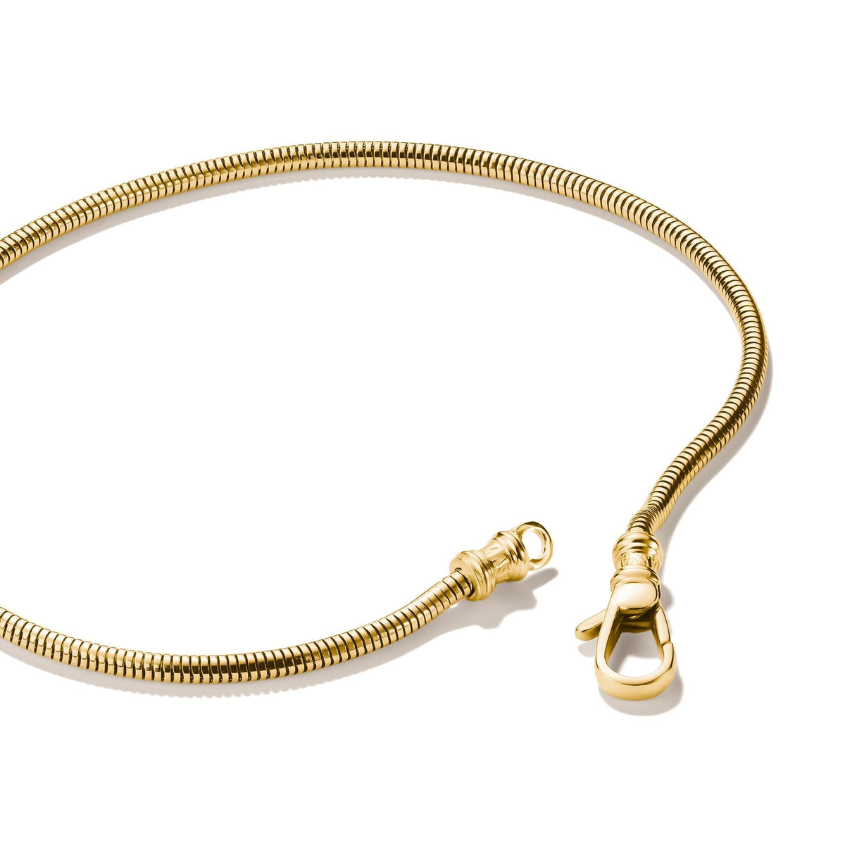 Thomas Sabo Gold-Tone Stainless Steel Snake Chain Bracelet 2mm TA2253SY-16 view 2