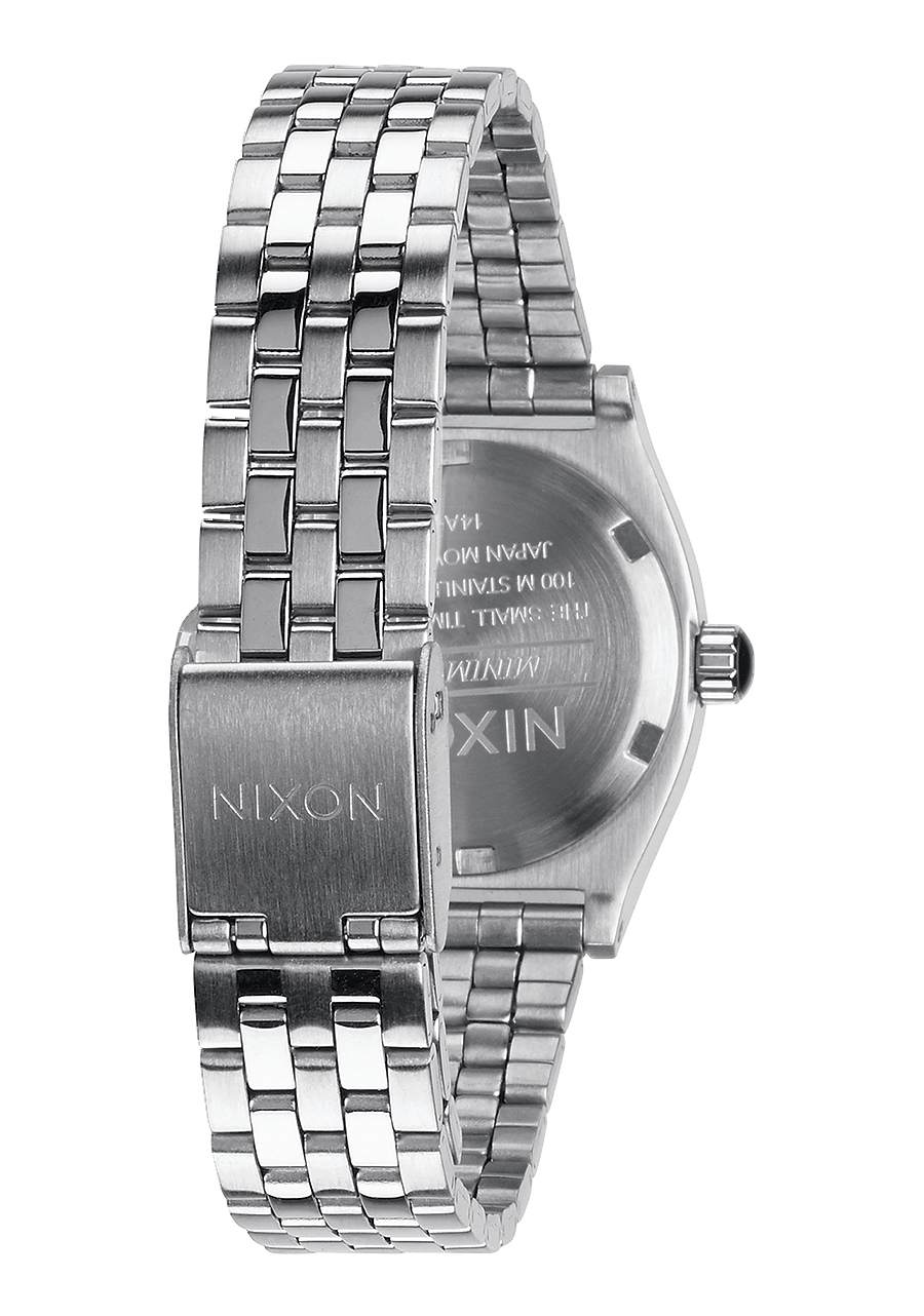 Nixon Small Time Teller All Silver Watch A399-1920-00