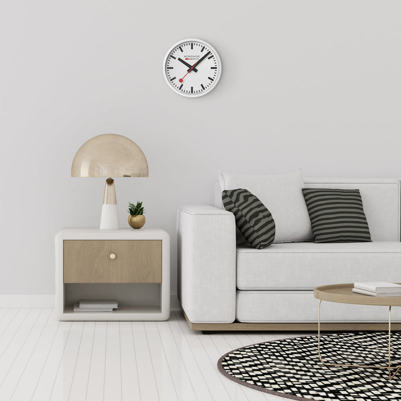 Mondaine Official Swiss Railways Wall Clock A990.CLOCK.10SBB