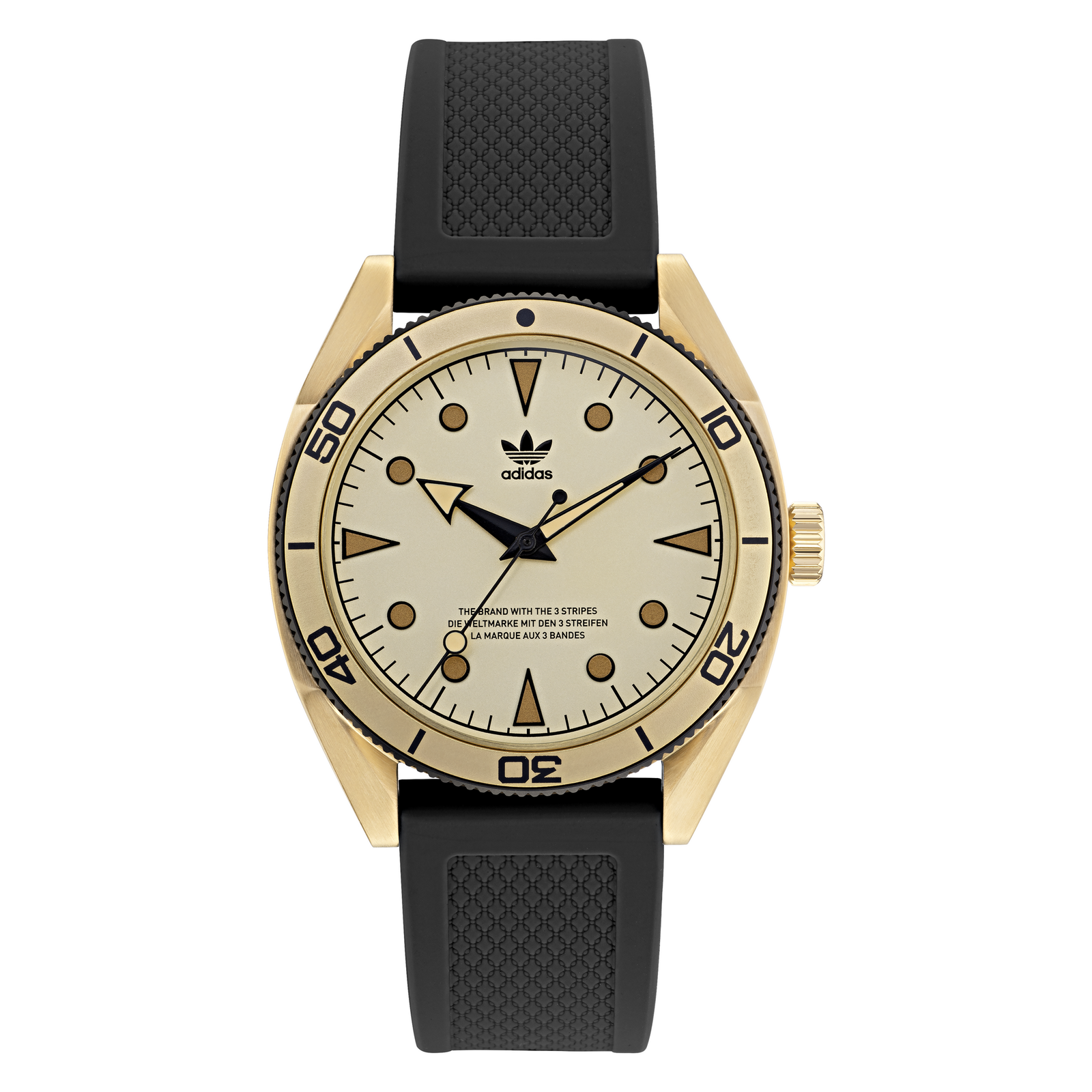 Adidas Edition Two 42mm Gold Dial Watch AOFH22002 – Watch Direct