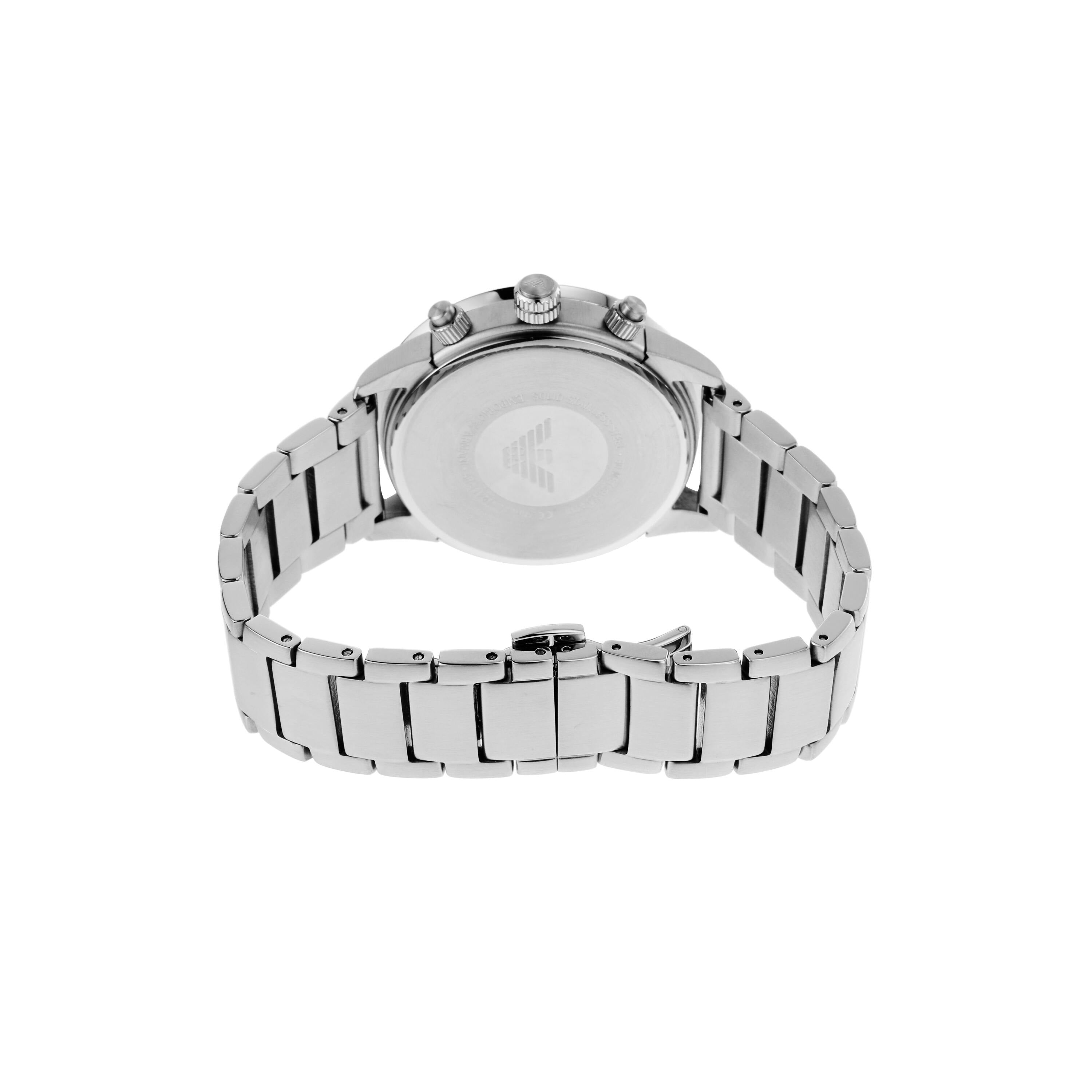 Emporio Armani Black Dial Stainless Steel Watch AR11241