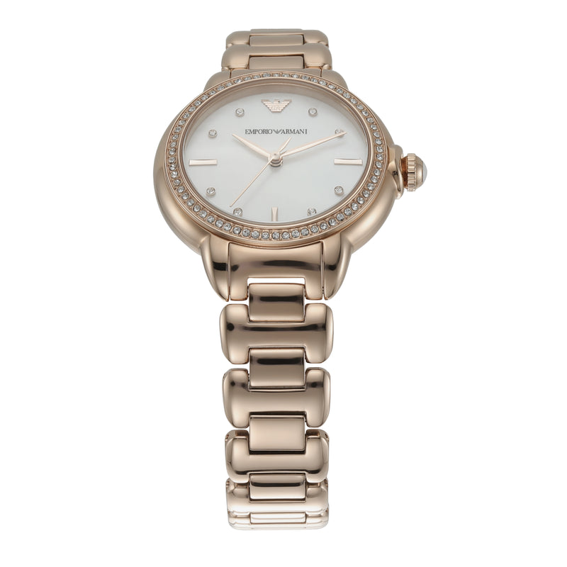 Emporio Armani Women's Sustainable Rose Gold Watch AR11523