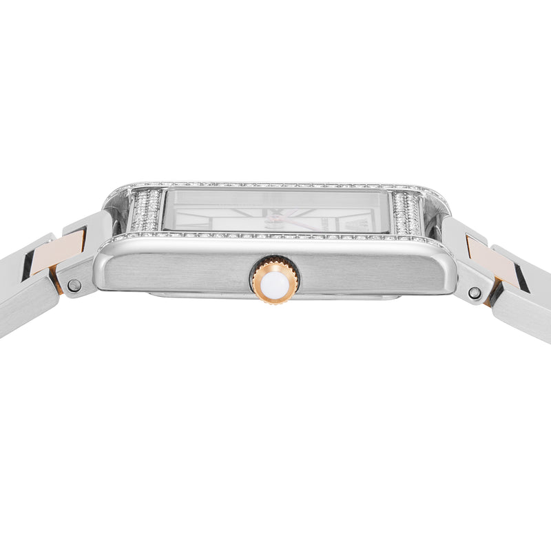 Emporio Armani Mother of Pearl Dial Two Tone Stainless Steel Watch AR11626