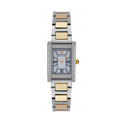 Emporio Armani 指针式双色不锈钢手表 AR11642