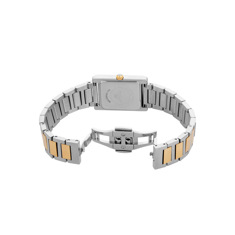 Emporio Armani 指针式双色不锈钢手表 AR11642