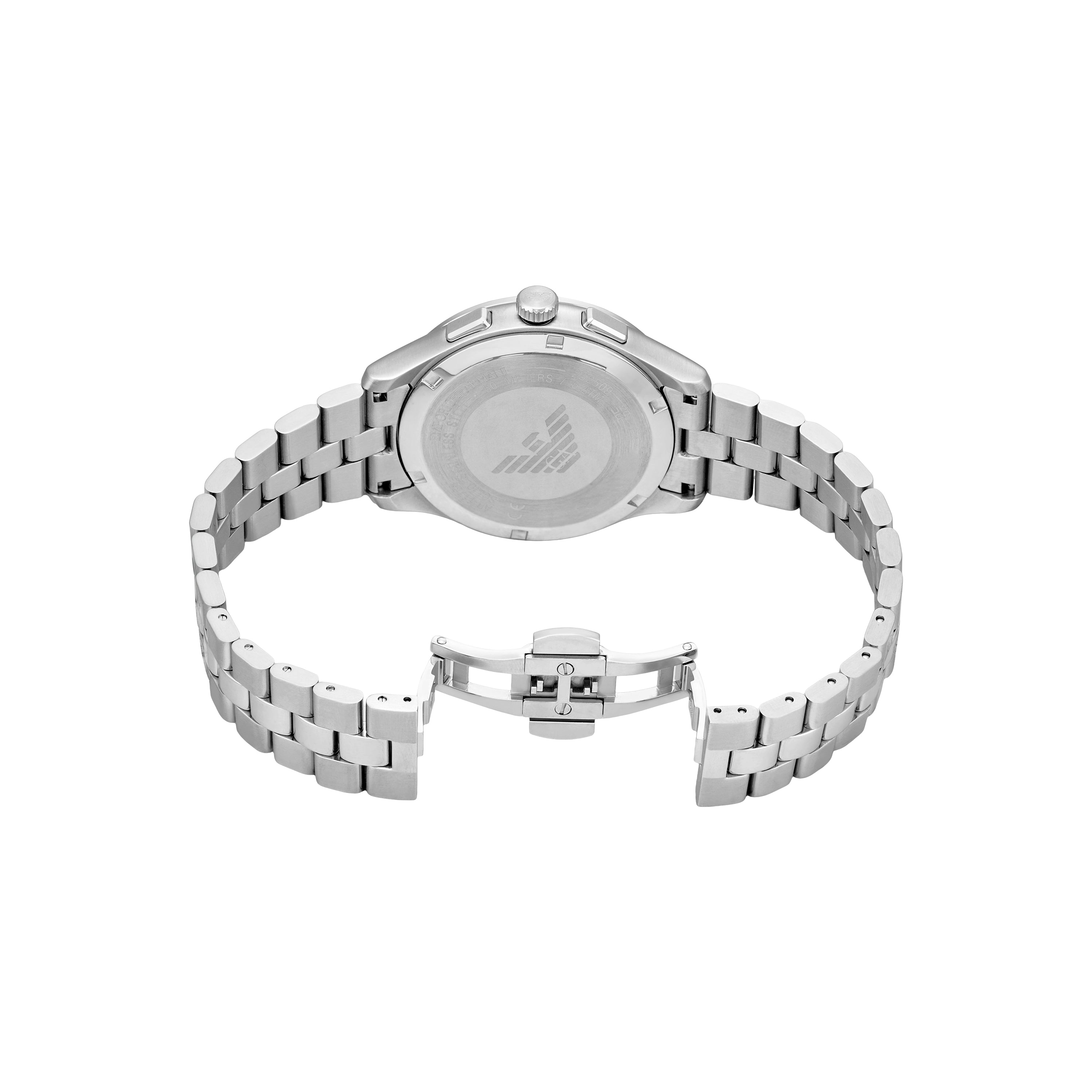 Emporio Armani Blue Dial Date Stainless Steel Men's Watch 41 mm AR11733