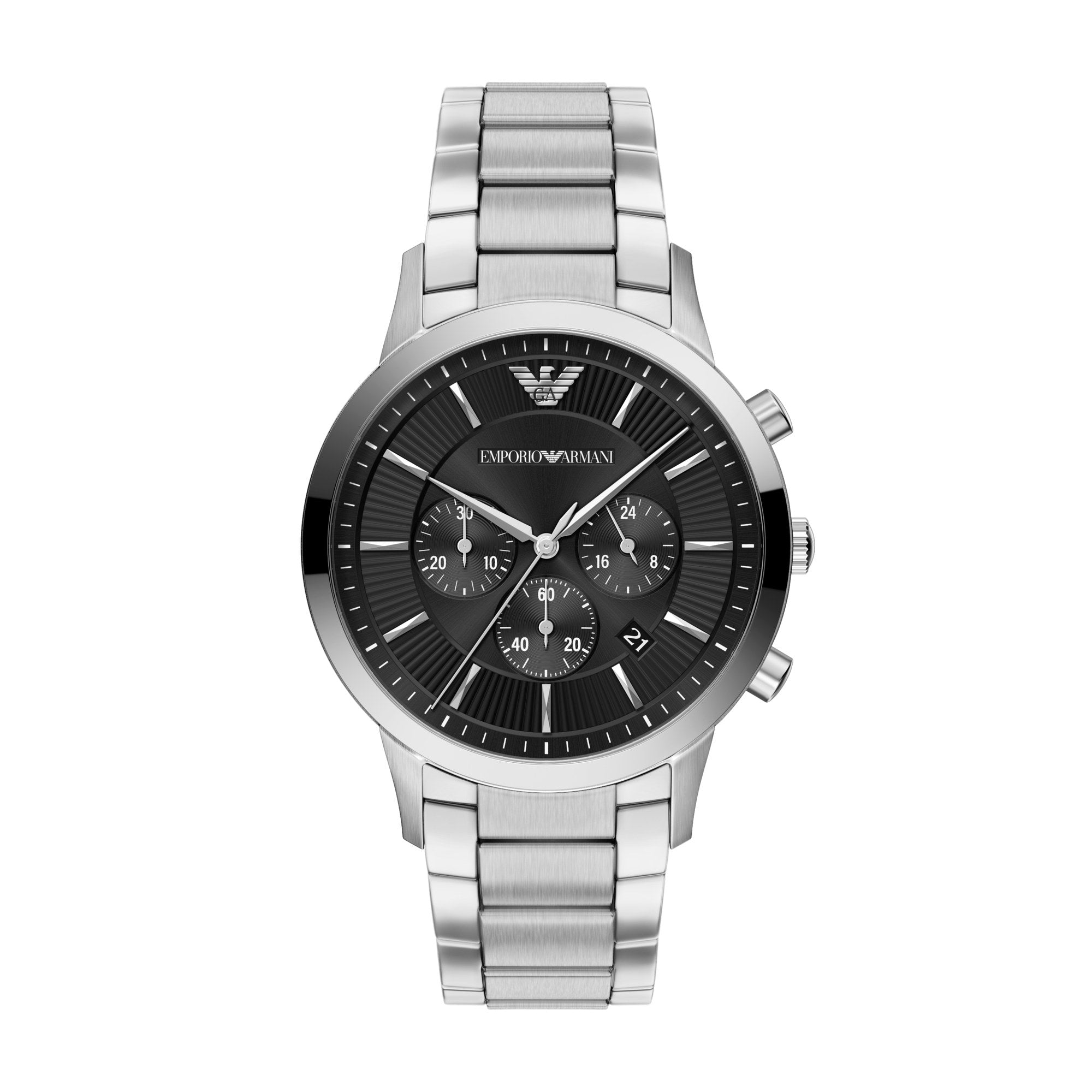Emporio Armani men's watch, black dial