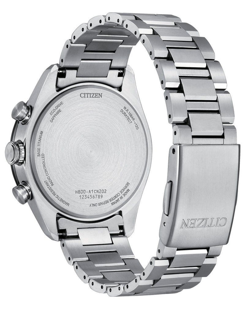 Citizen Attesa Radio Controlled Eco-Drive Titanium Watch AT8188-64L