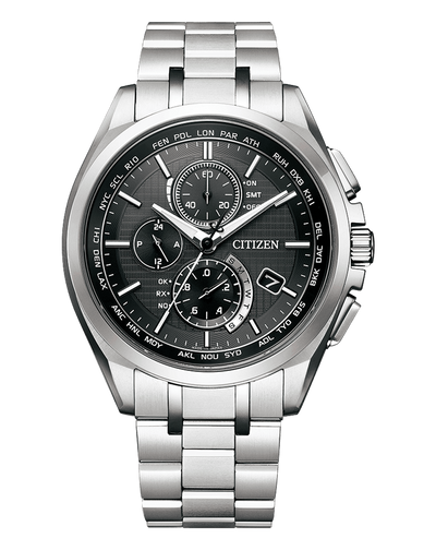 Citizen Attesa Radio Controlled Eco-Drive Titanium Watch AT8040-57E