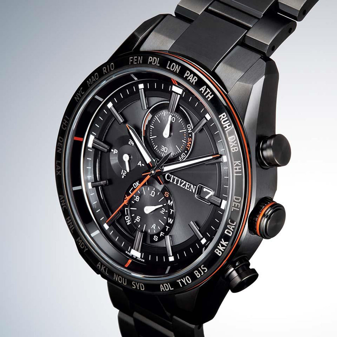 Citizen Attesa Radio Controlled Eco-Drive Titanium Watch AT8185-62E