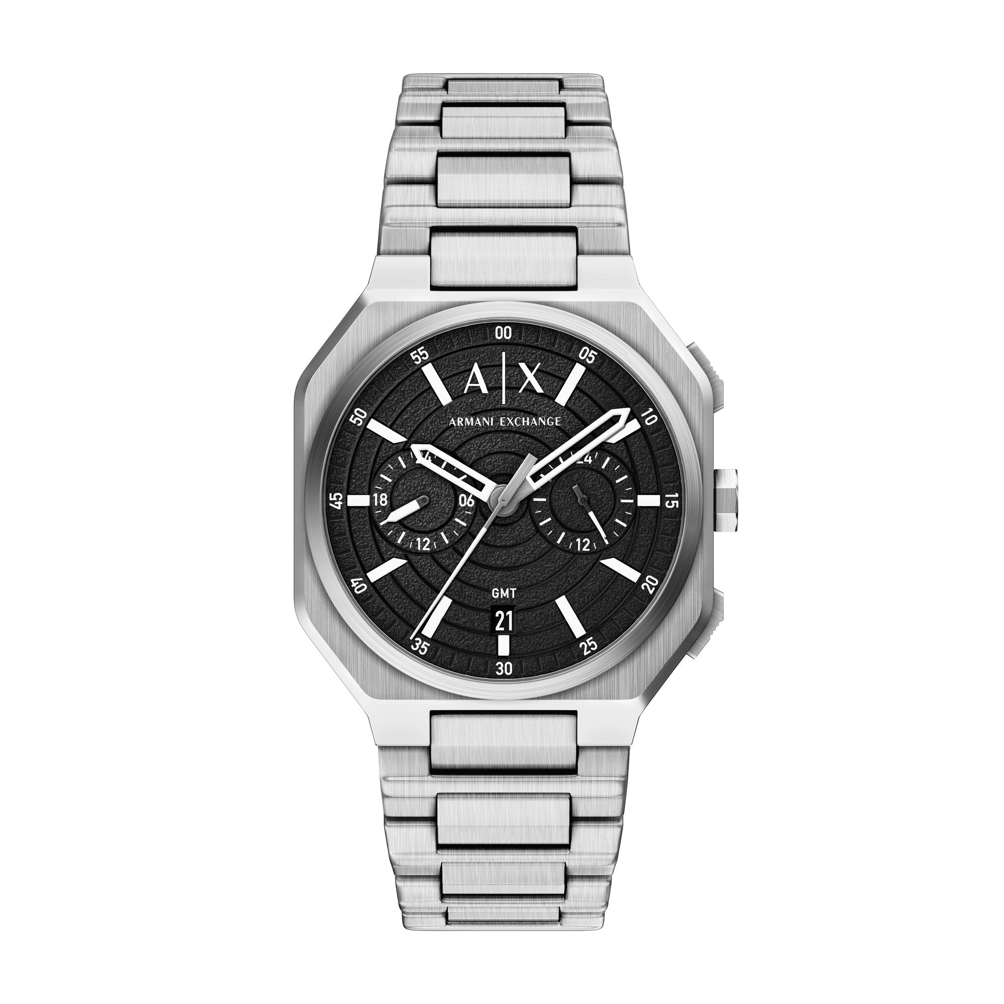 Armani Exchange men's watch, black dial