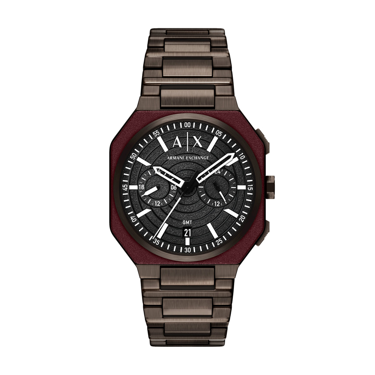 Armani Exchange Bass Brown AX1481 front packshot