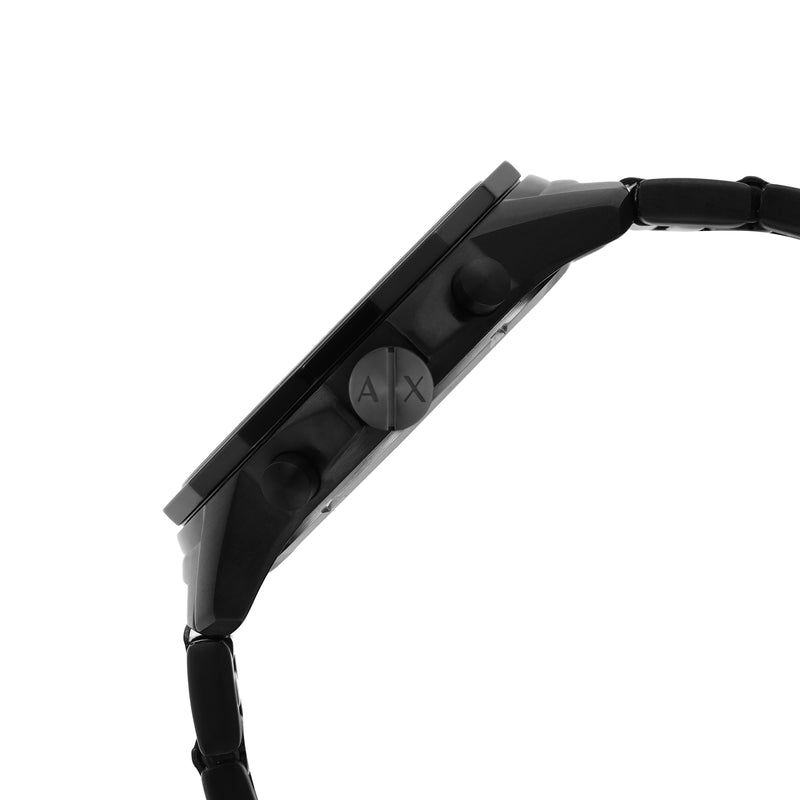 Armani AX1722 黑色不锈钢计时手表