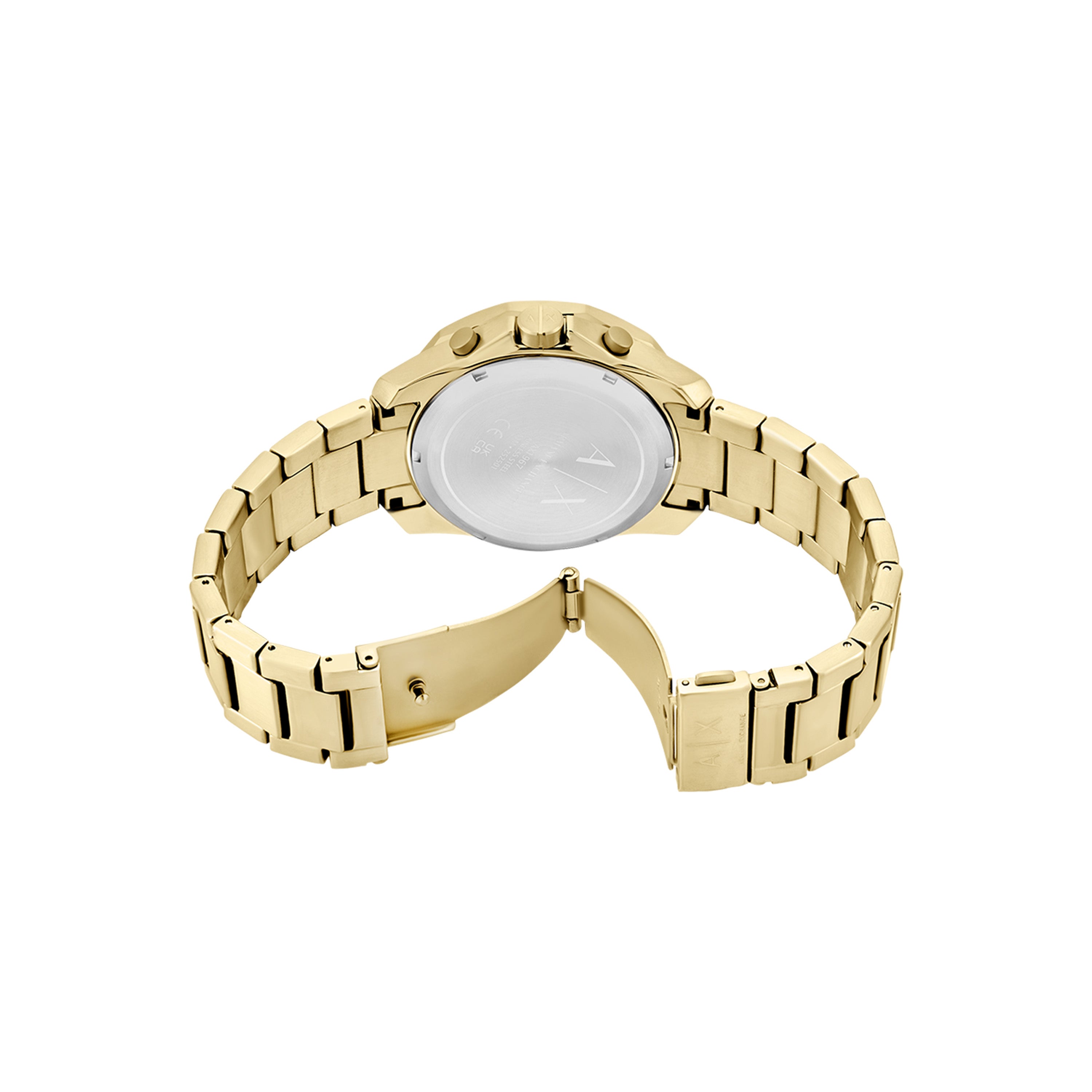 Armani Exchange Chronograph Gold Stainless Steel Watch AX1970