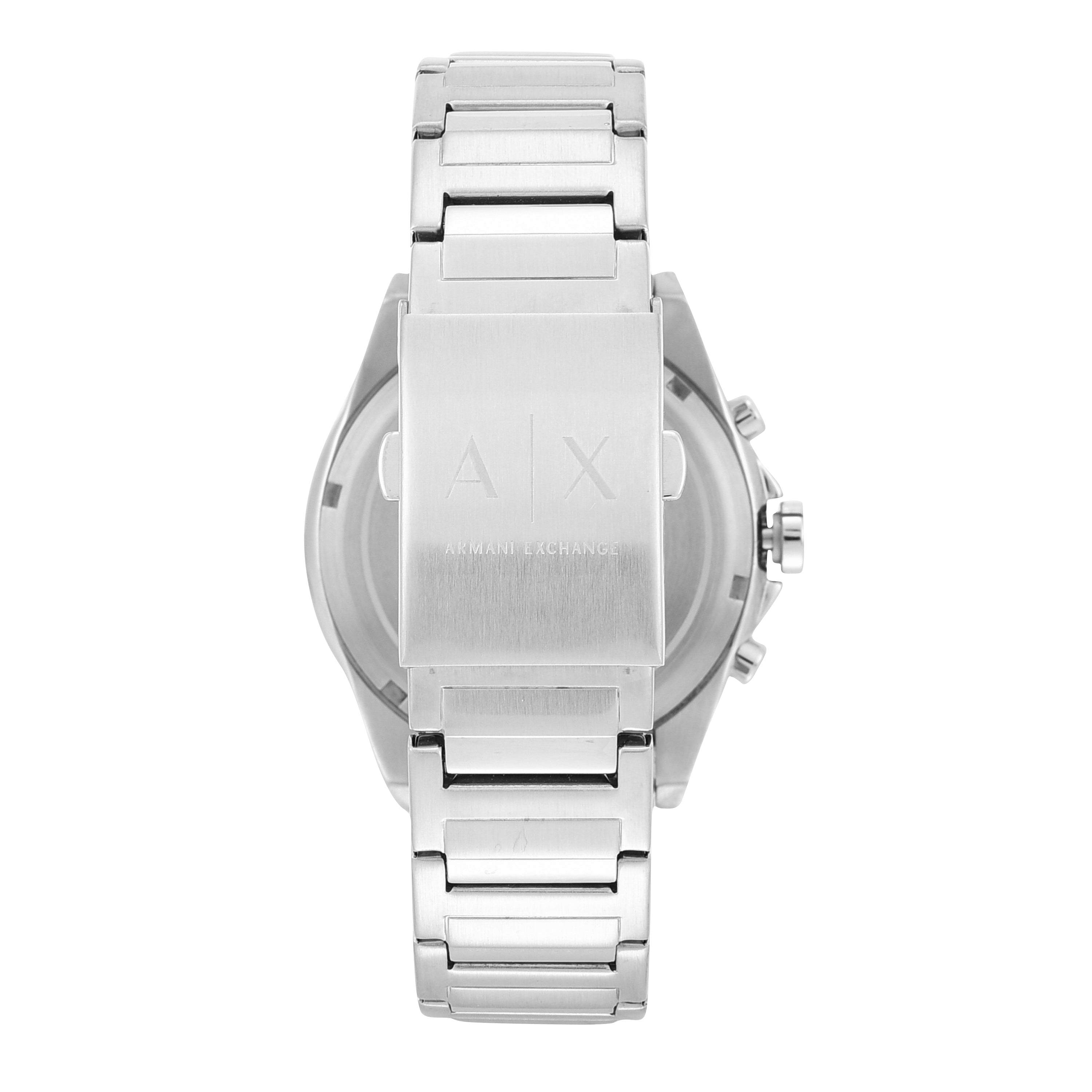 Armani Exchange Drexler Chronograph Black Dial Steel Bracelet AX2600