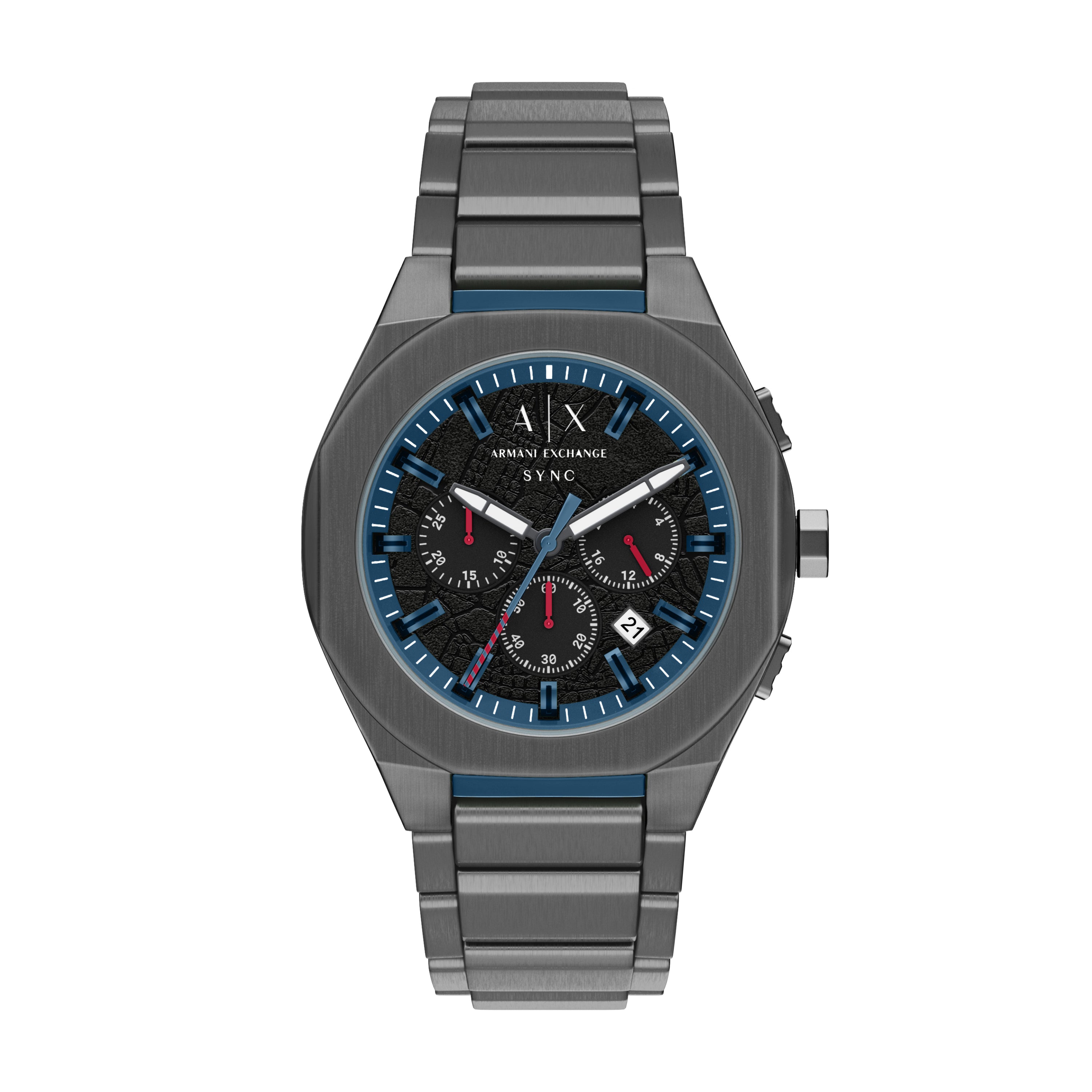 Armani Exchange Sync NYC Chronograph Gunmetal Stainless Steel Watch AX4295