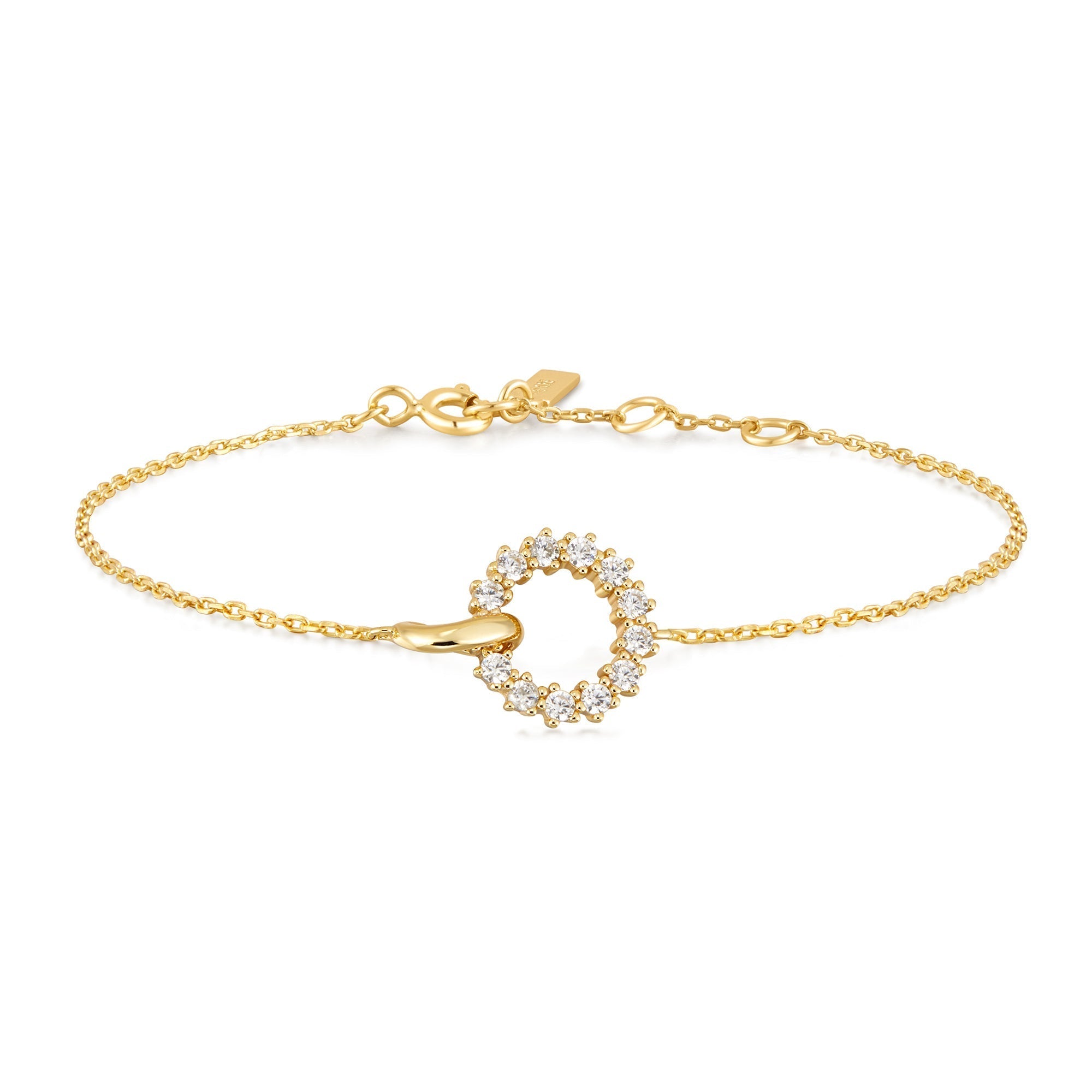 Ania Haie Gold Pave Bracelet Modern Sparkle Affordable Luxury Jewelry