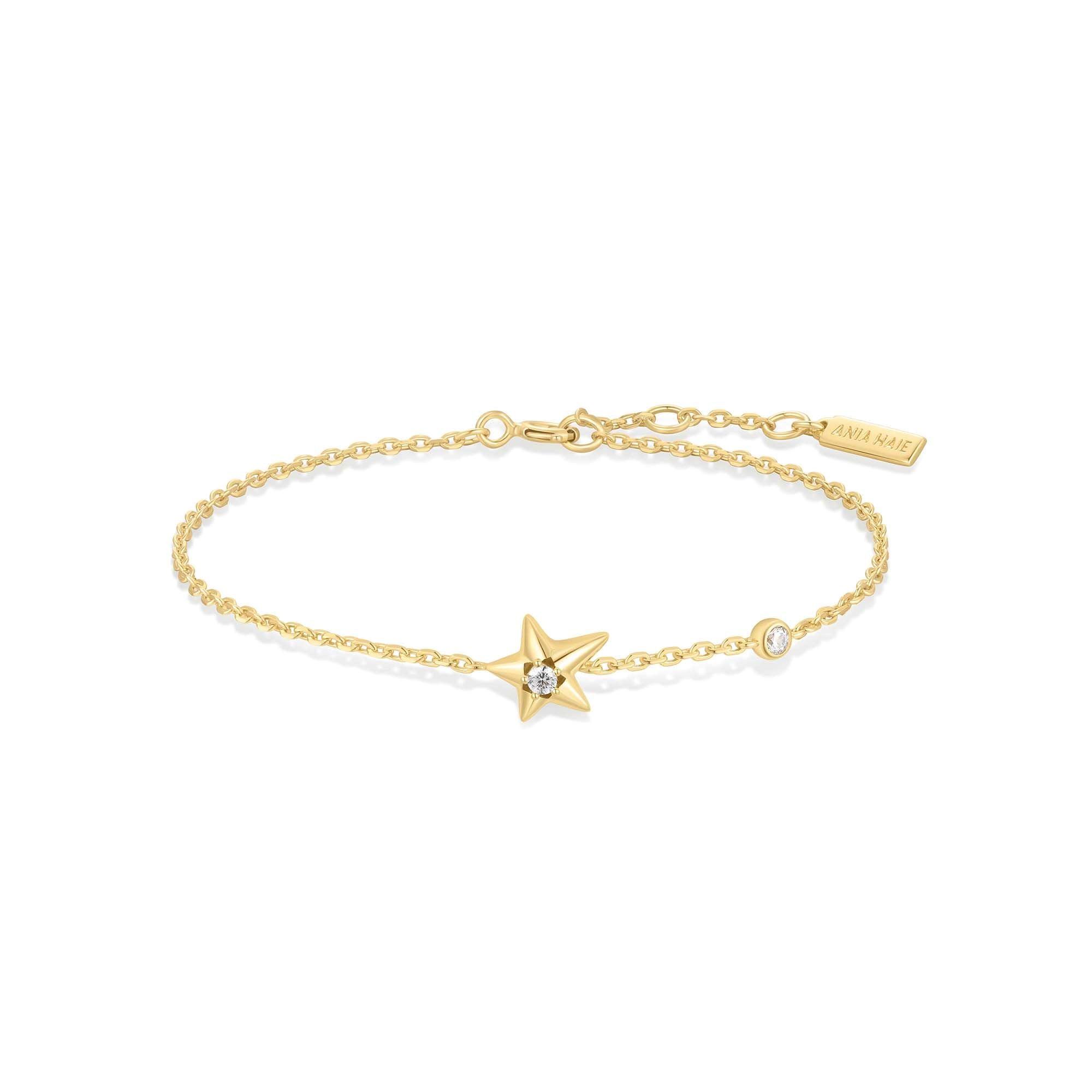 Gold Star Bracelet for Women Elegant Celestial Sparkle Jewelry