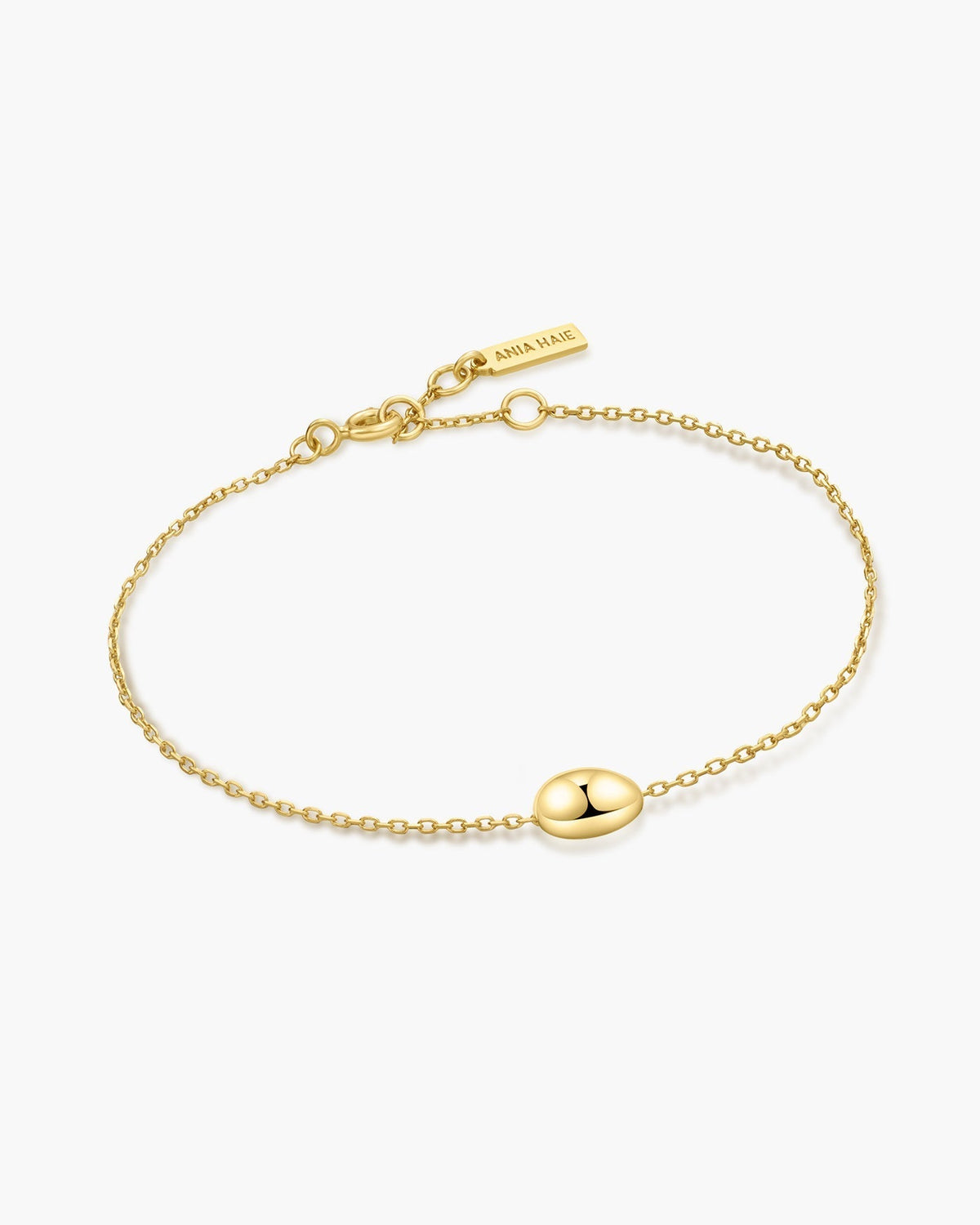 Ania Haie Gold Organic Dome Pebble Bracelet B076-04G B076-04G front packshot