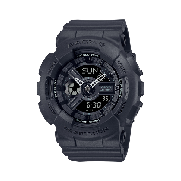 G-Shock Black Resin Band Watch BA110XBC-1A