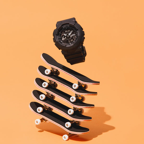 G-Shock Black Resin Band Watch BA110XBC-1A