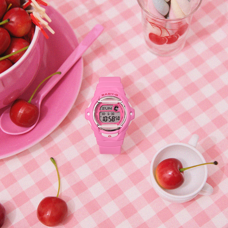 Baby-G BG-169 Series Pink Dial Pink Resin Band Watch BG169CH-4D