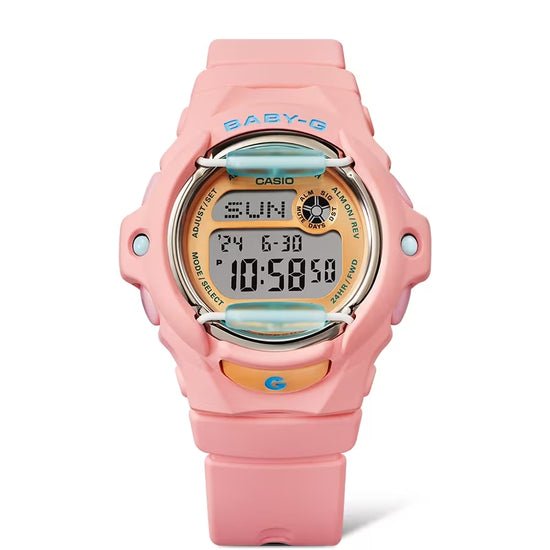 BABY-G Pink Resin Band Womens Watch BG169PB-4D