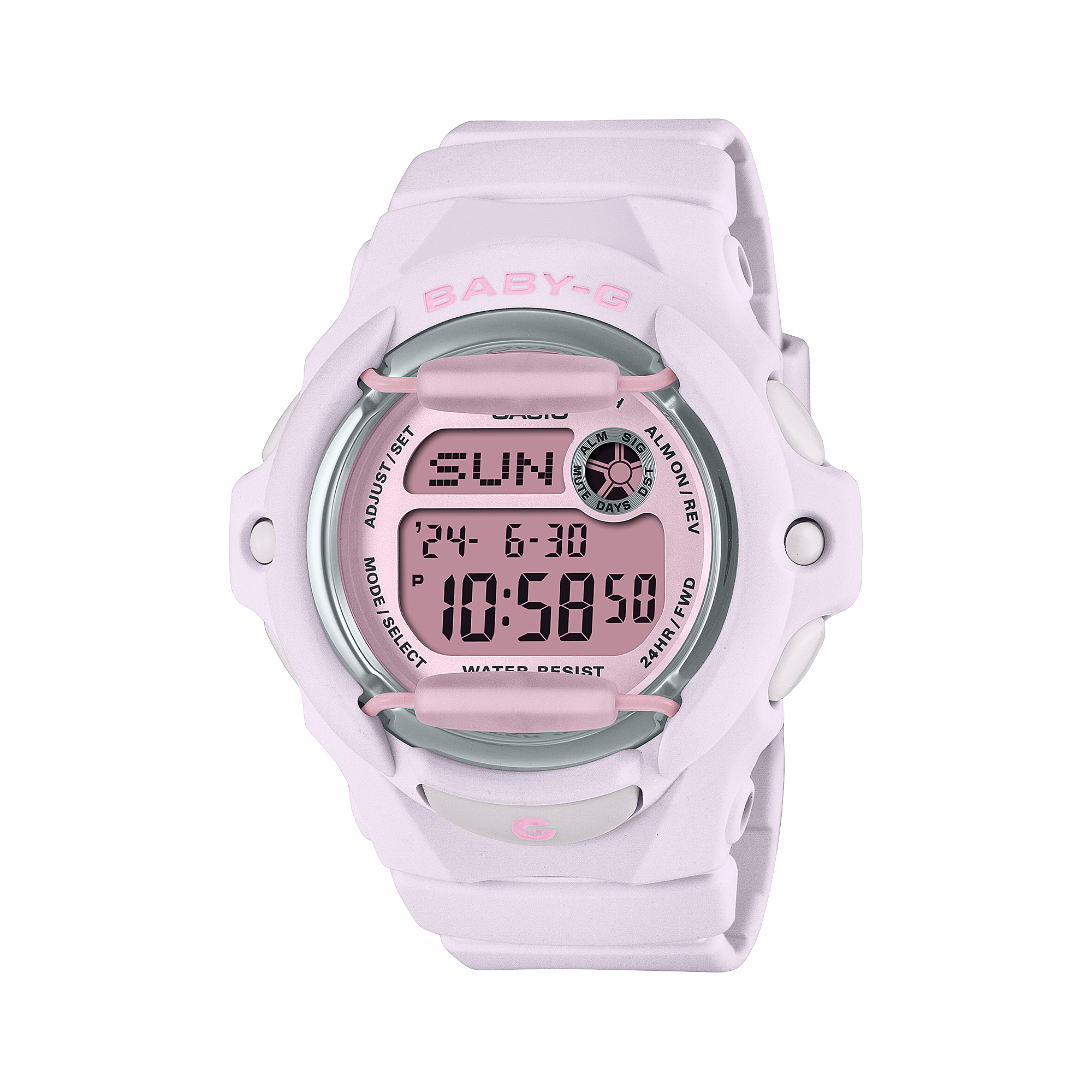 Baby-G Adventure-Ready Pink Resin Band Watch BG169U-4B
