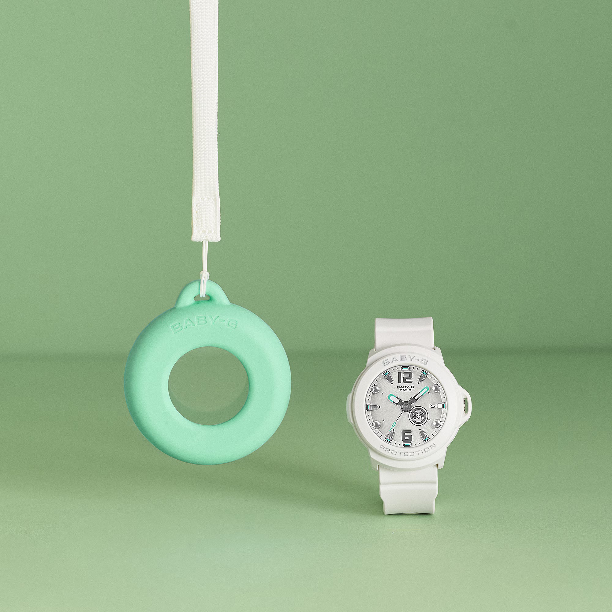 Baby-G +Plus White Analog Women's Watch BGA15K-7A