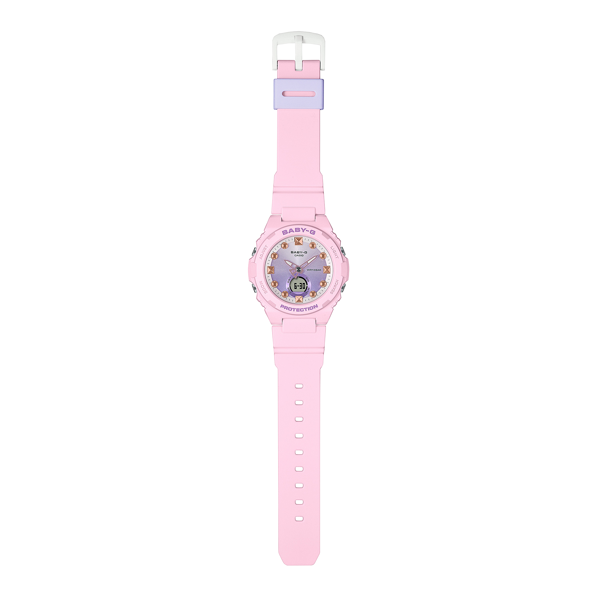 BABY-G Pink Resin Band Womens Watch BGA320-4A