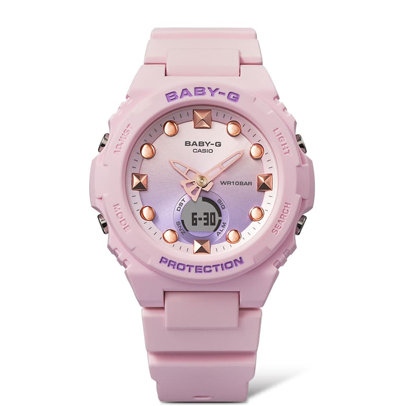 BABY-G Pink Resin Band Womens Watch BGA320-4A