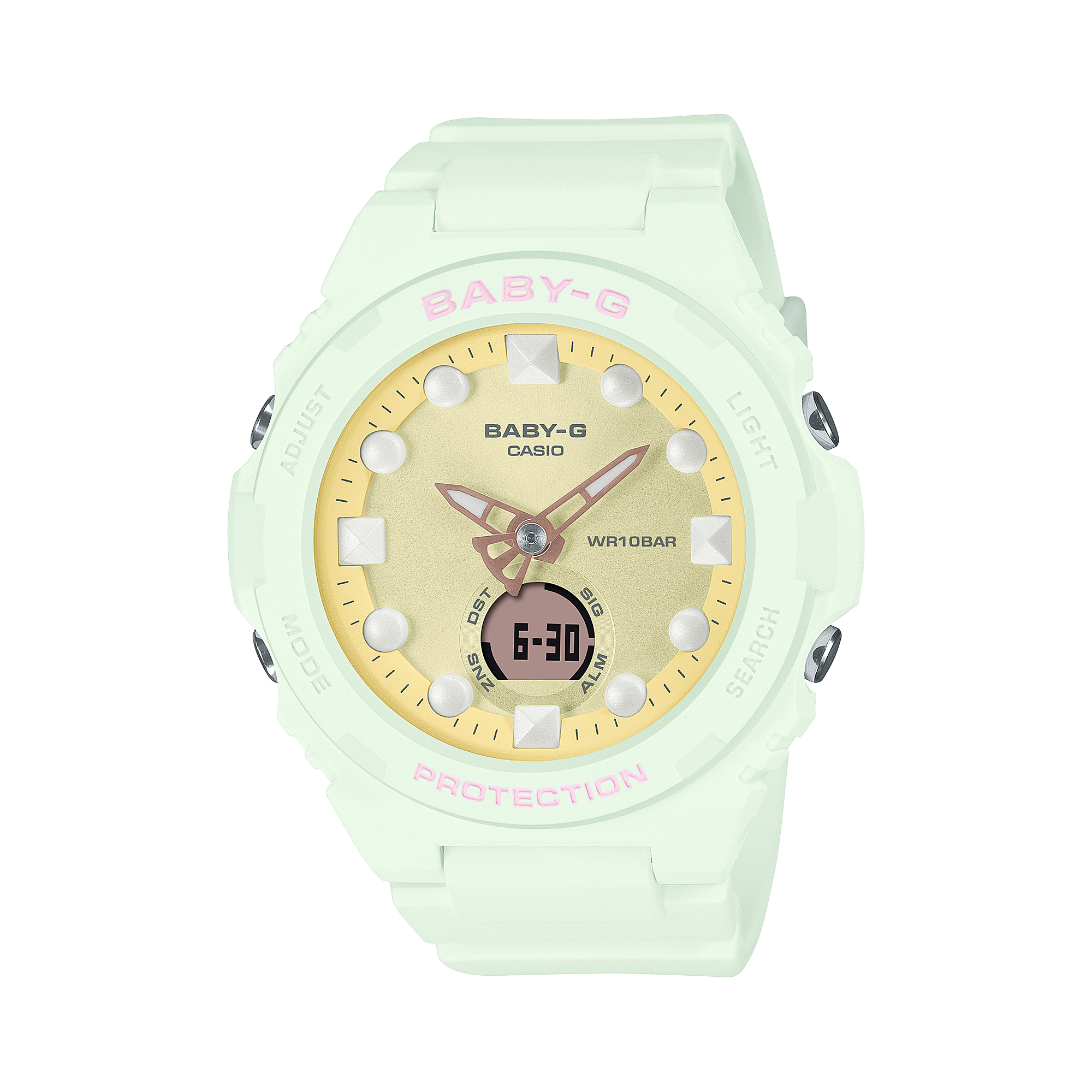 BABY-G DUO Holographic Green Resin Band Watch BGA320FH-3A