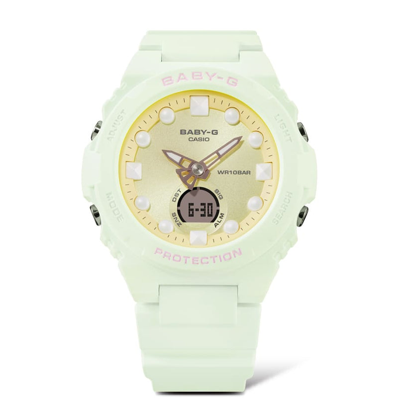 BABY-G DUO Holographic Green Resin Band Watch BGA320FH-3A