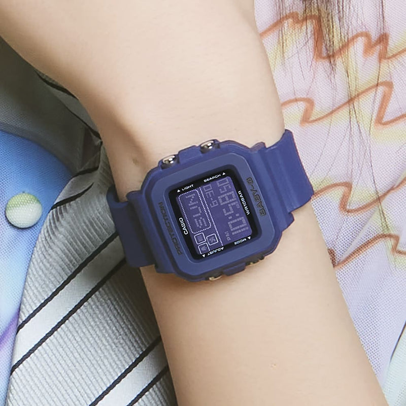 Baby-G Digital Holder Set Violet Resin Band Watch BGD10K-2D