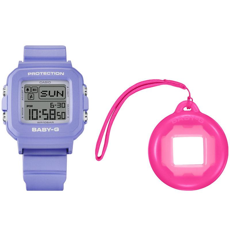 Baby-G Digital Purple Resin Band Watch BGD10K-6D