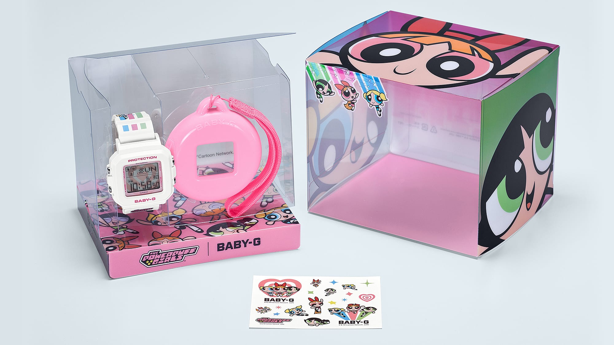 Baby G Powerpuff Girls Collaboration Resin Band Watch BGD10KPP-7D