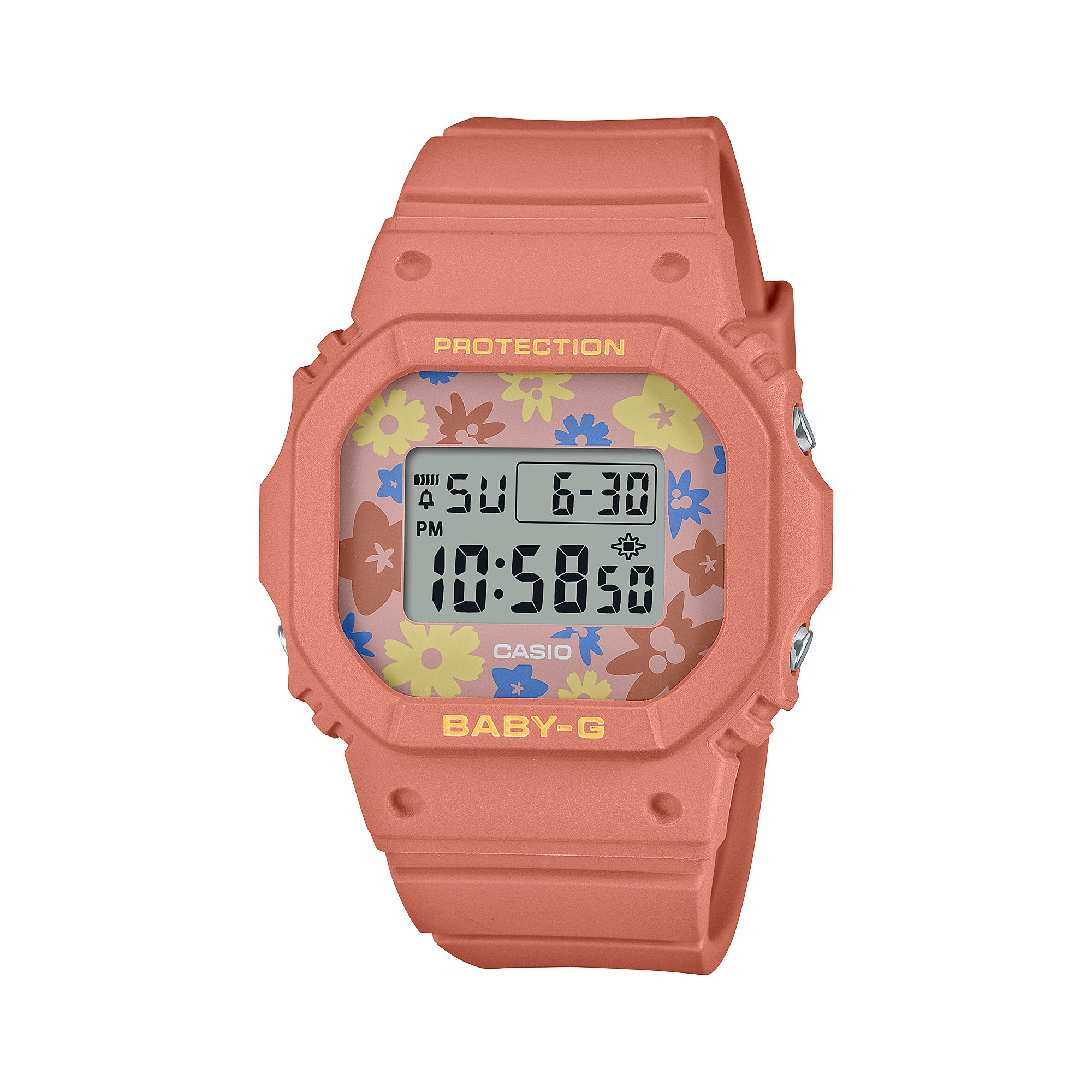 G-Shock BGD-565 Series Orange Resin Band Watch BGD565RP-4D