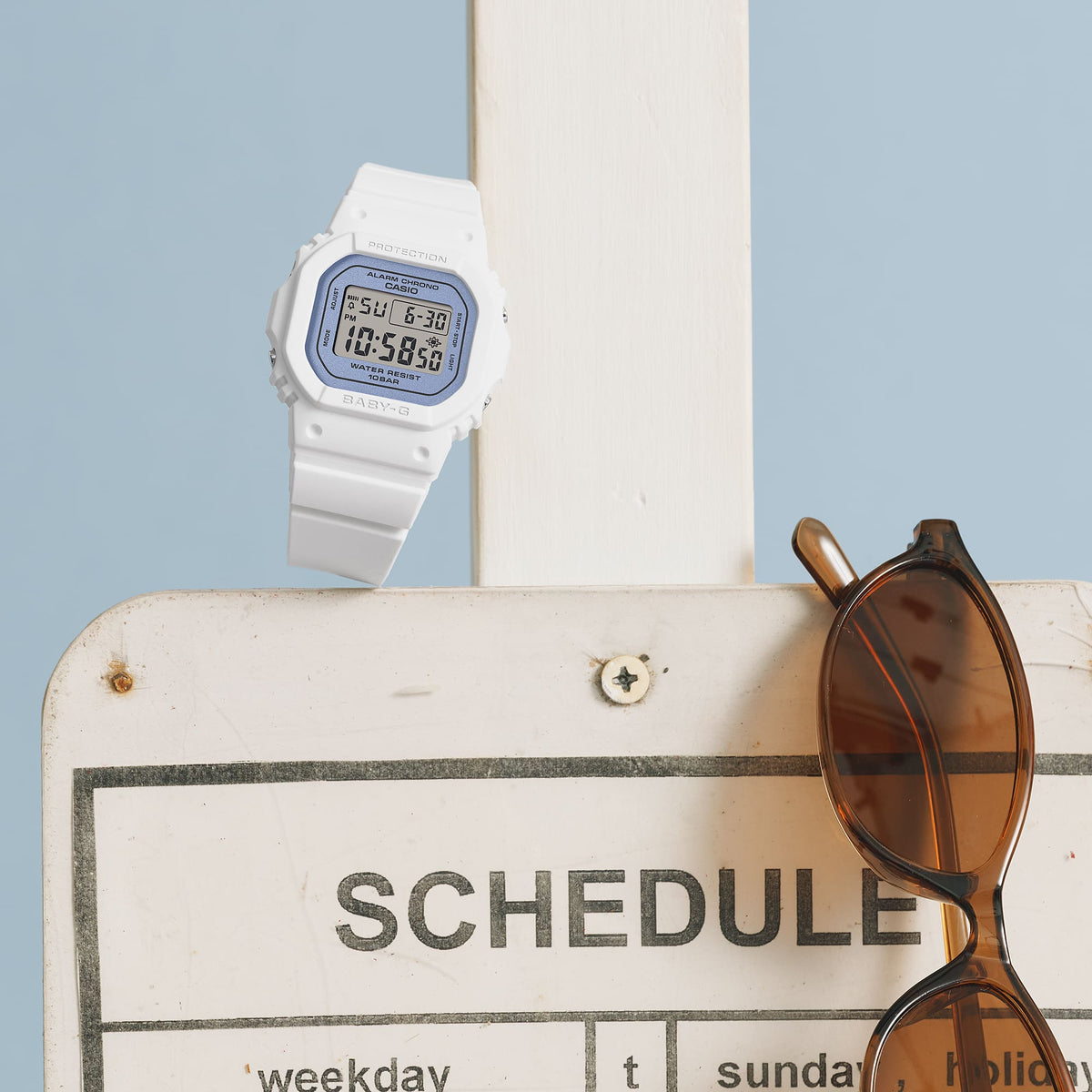 Casio Baby-G BGD565SC-2B blue women's digital watch
