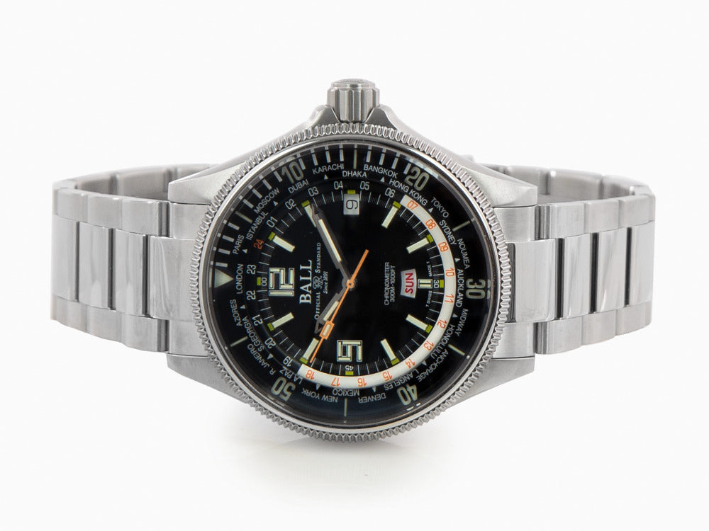 Ball DG2232A-SC-BK sapphire crystal case back over the automatic BALL RR1501-C calibre