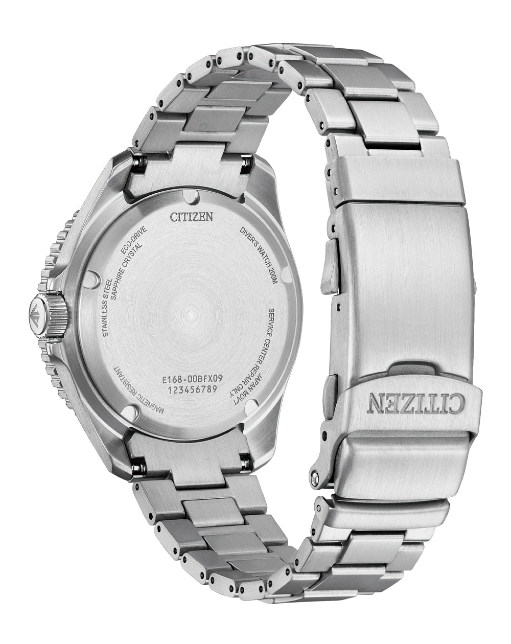Citizen Promaster Marine Diver Black Dial Stainless Steel Watch BN0261-51E