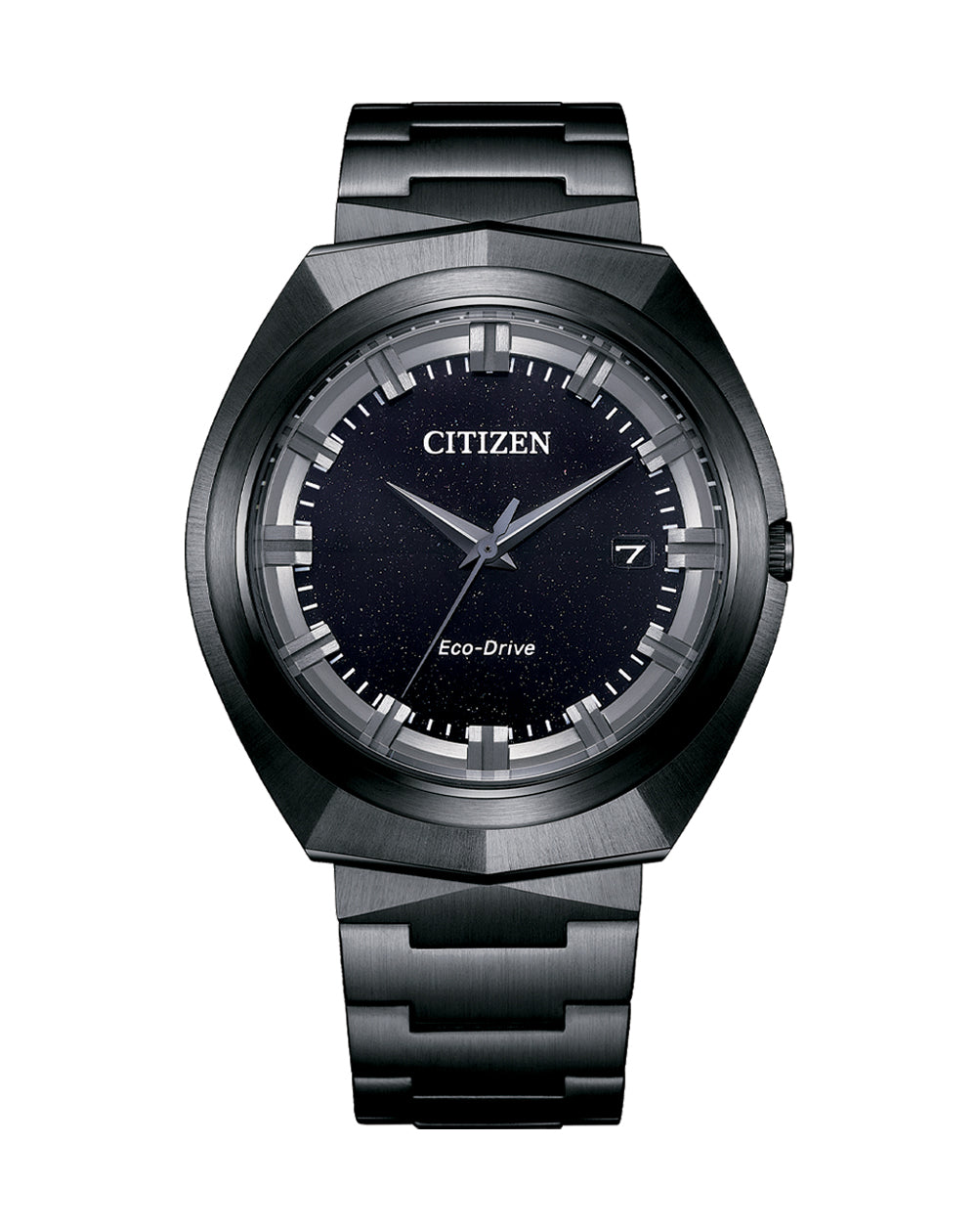 Black Citizen watch on a white background