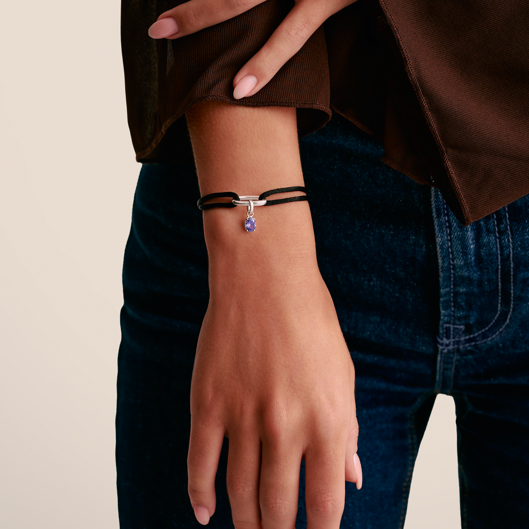 THOMAS SABO Connect Textile Bracelet Black