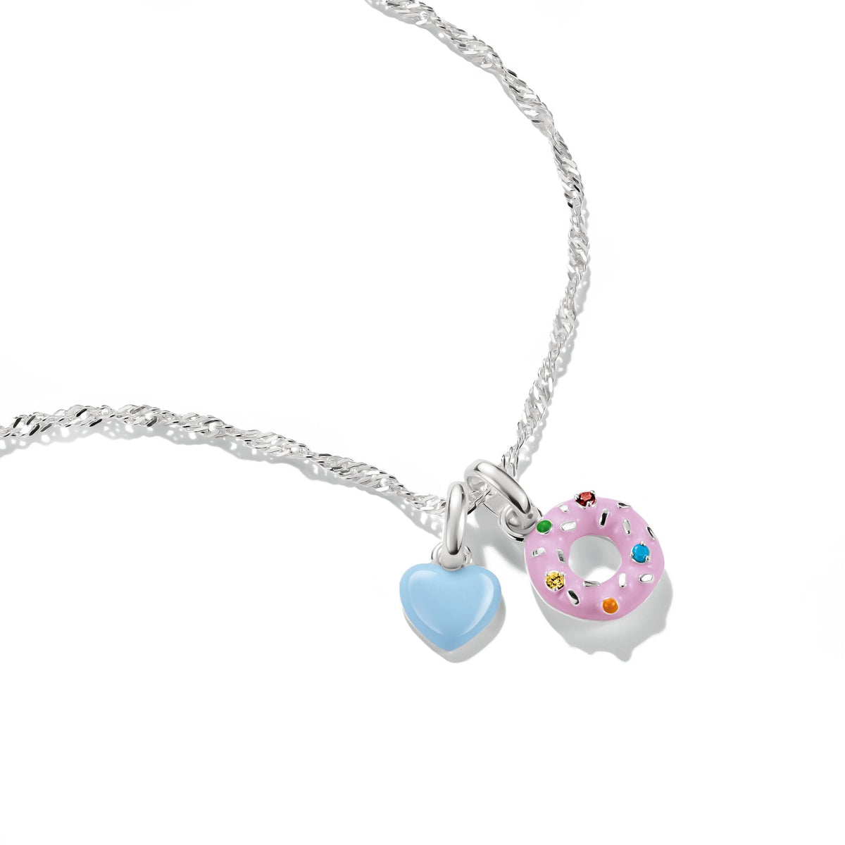 Thomas Sabo Silver-Plated Donut Charm with Colourful Stones CCC1367M CCC1367M view 3
