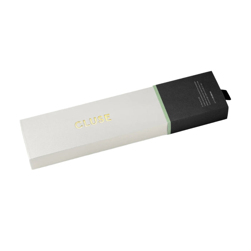 CLUSE Minuit 多功能深樱桃蜥蜴金腕表 CW10706