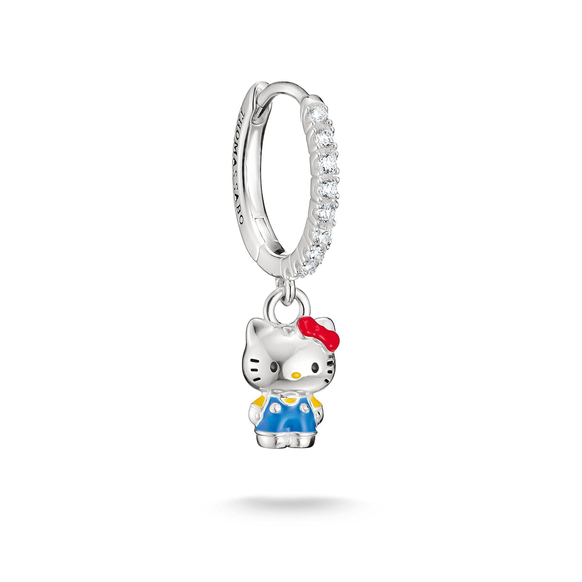 Thomas Sabo Hello Kitty Single hoop earring with zirconia TCR774M
