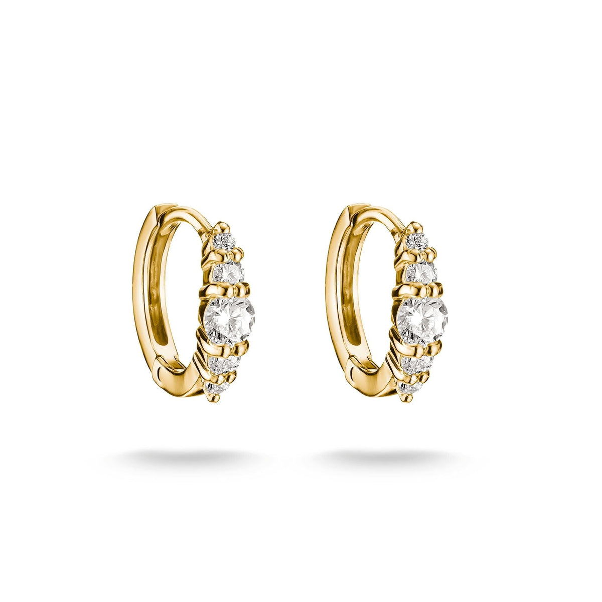 Thomas Sabo Hoop earrings with zirconia TCR778MY TCR778MY front packshot