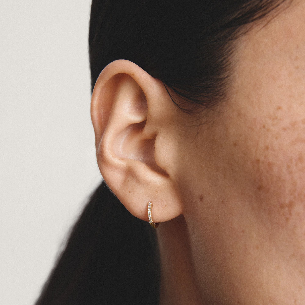 Thomas Sabo Hoop earrings with zirconia TCR780MY TCR780MY view 3