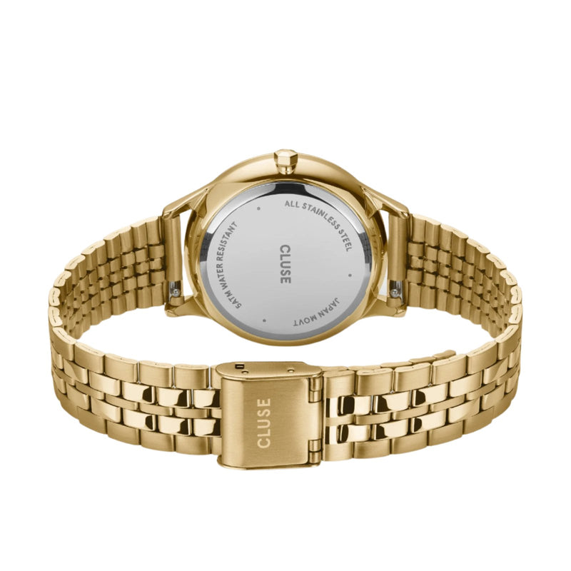 CLUSE Minuit Date 全金链式腕表 CW14301